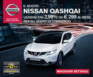 Nissan Italia Campagna 01.2014 Omaggio Qashqai Leasing Agenti - 300x250 Pixels