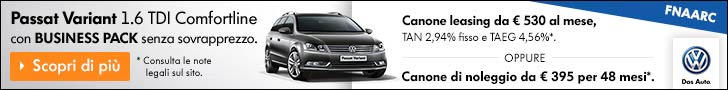 Volkswagen 2014 Convenzione Verticale FNAARC 11 - 728x90 Pixels