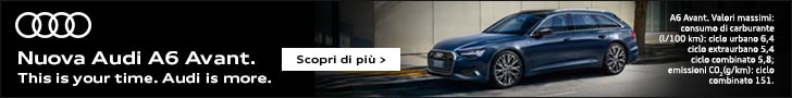 Audi 2018 01 Settembre Ottobre A6 Avant - 728x90 Pixels